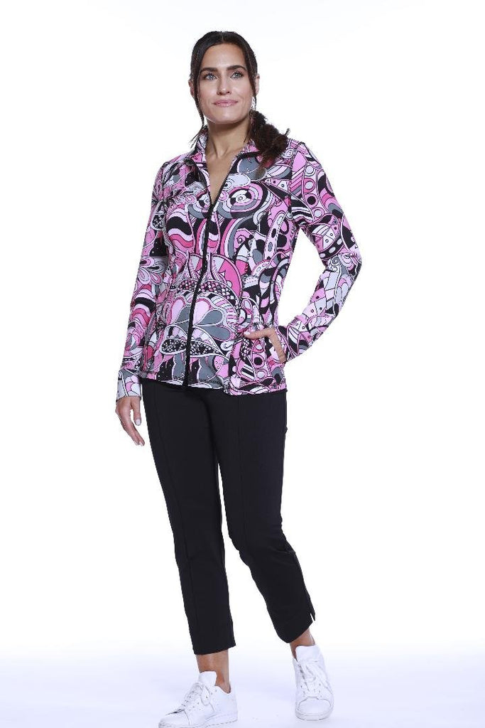 SCUBA JACKET GIRAFFE PINK