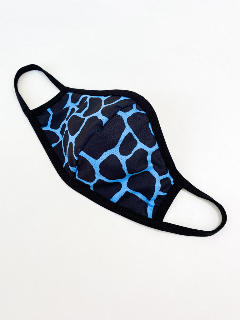 PRINT MESH MASK WITH COTTON LINING GIRAFFE CB